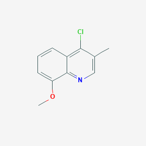 molecular formula C11H10ClNO B1492949 4-氯-8-甲氧基-3-甲基喹啉 CAS No. 39593-11-8