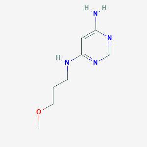 molecular formula C8H14N4O B1492956 N4-(3-methoxypropyl)pyrimidine-4,6-diamine CAS No. 1493170-62-9