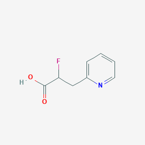 molecular formula C8H8FNO2 B1492971 2-Fluoro-3-(pyridin-2-yl)propanoic acid CAS No. 1518659-08-9