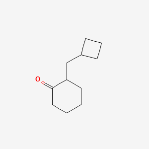 molecular formula C11H18O B1492972 2-(Cyclobutylmethyl)cyclohexan-1-one CAS No. 1503004-31-6