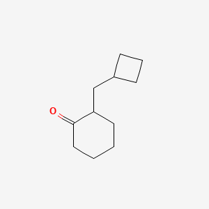 molecular formula C11H18O B1492972 2-(シクロブチルメチル)シクロヘキサン-1-オン CAS No. 1503004-31-6