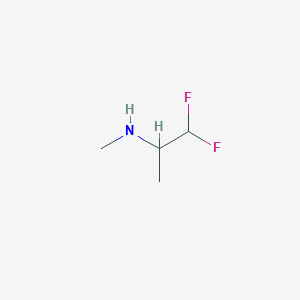 molecular formula C4H9F2N B1492977 1,1-二氟-N-甲基丙烷-2-胺 CAS No. 1516816-42-4