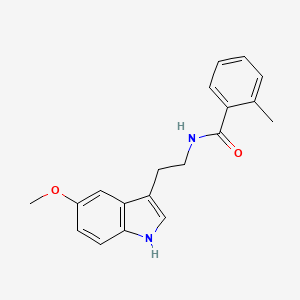 N-[2-(5-methoxy-1H-indol-3-yl)ethyl]-2-methylbenzamide