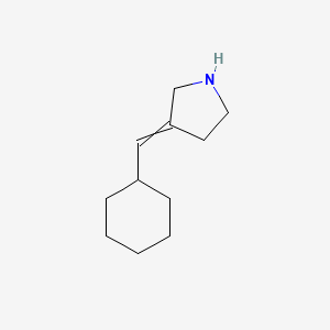 molecular formula C11H19N B1492983 3-(Cyclohexylmethylidene)pyrrolidine CAS No. 1563278-79-4