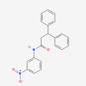 N-(3-nitrophenyl)-3,3-diphenylpropanamide