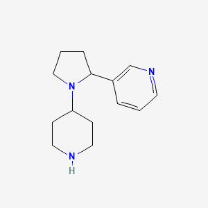 molecular formula C14H21N3 B1492992 3-[1-(Piperidin-4-yl)pyrrolidin-2-yl]pyridine CAS No. 1499878-57-7
