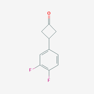 molecular formula C10H8F2O B1492993 3-(3,4-Difluorophenyl)cyclobutan-1-one CAS No. 1528202-81-4