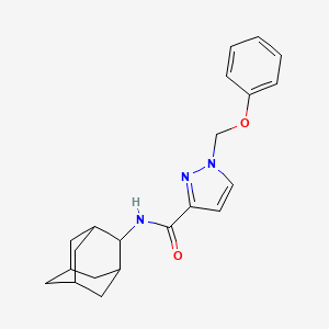 N-(2-Adamantyl)-1-(phenoxymethyl)-1H-pyrazole-3-carboxamide