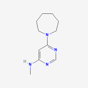 molecular formula C11H18N4 B1492997 6-(azepan-1-yl)-N-methylpyrimidin-4-amine CAS No. 1512258-70-6