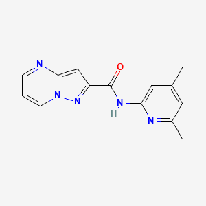 N-(4,6-dimethylpyridin-2-yl)pyrazolo[1,5-a]pyrimidine-2-carboxamide