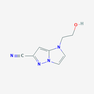 1-(2-hydroxyethyl)-1H-imidazo[1,2-b]pyrazole-6-carbonitrile