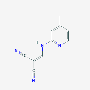 {[(4-Methylpyridin-2-yl)amino]methylidene}propanedinitrile