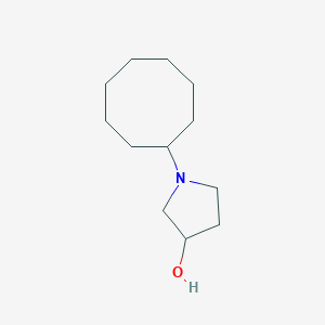 molecular formula C12H23NO B1493020 1-Cyclooctylpyrrolidin-3-ol CAS No. 2092564-79-7