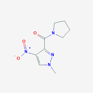 (1-methyl-4-nitro-1H-pyrazol-3-yl)(pyrrolidin-1-yl)methanone