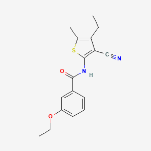 N-(3-cyano-4-ethyl-5-methylthiophen-2-yl)-3-ethoxybenzamide