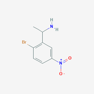 1-(2-Bromo-5-nitrophenyl)-ethylamine