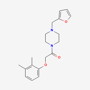 2-(2,3-Dimethylphenoxy)-1-[4-(furan-2-ylmethyl)piperazin-1-yl]ethanone