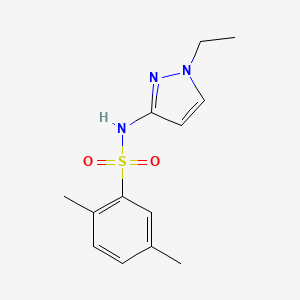 N-(1-ethyl-1H-pyrazol-3-yl)-2,5-dimethylbenzenesulfonamide