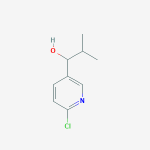 molecular formula C9H12ClNO B1493056 1-(6-Chloropyridin-3-yl)-2-methylpropan-1-ol CAS No. 1525037-90-4