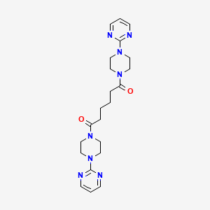 1,6-Bis[4-(pyrimidin-2-yl)piperazin-1-yl]hexane-1,6-dione