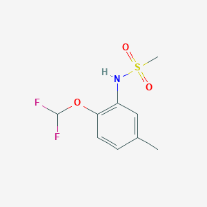 N-[2-(difluoromethoxy)-5-methylphenyl]methanesulfonamide