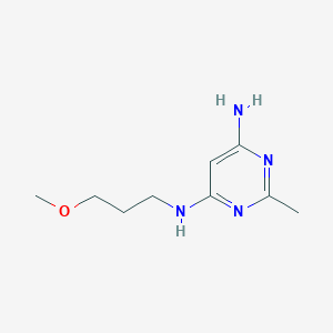 molecular formula C9H16N4O B1493065 N4-(3-methoxypropyl)-2-methylpyrimidine-4,6-diamine CAS No. 1512911-95-3