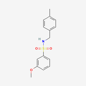 3-methoxy-N-(4-methylbenzyl)benzenesulfonamide