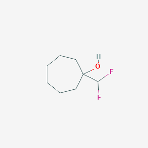 molecular formula C8H14F2O B1493068 1-(Difluoromethyl)cycloheptan-1-ol CAS No. 1504324-80-4