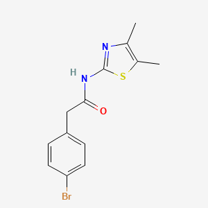 2-(4-bromophenyl)-N-(4,5-dimethyl-1,3-thiazol-2-yl)acetamide