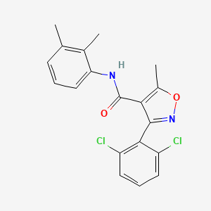 3-(2,6-dichlorophenyl)-N-(2,3-dimethylphenyl)-5-methyl-1,2-oxazole-4-carboxamide