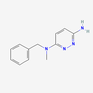 molecular formula C12H14N4 B1493082 N3-benzyl-N3-methylpyridazine-3,6-diamine CAS No. 1541436-03-6