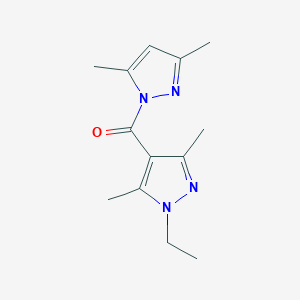 (3,5-dimethyl-1H-pyrazol-1-yl)(1-ethyl-3,5-dimethyl-1H-pyrazol-4-yl)methanone