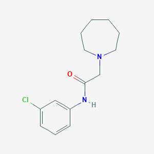 2-(azepan-1-yl)-N-(3-chlorophenyl)acetamide