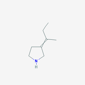 molecular formula C8H15N B1493090 3-(Butan-2-ylidene)pyrrolidine CAS No. 1563392-26-6