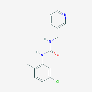 molecular formula C14H14ClN3O B14930900 1-(5-Chloro-2-methylphenyl)-3-(pyridin-3-ylmethyl)urea 