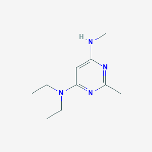 molecular formula C10H18N4 B1493091 N4,N4-diethyl-N6,2-dimethylpyrimidine-4,6-diamine CAS No. 1536746-94-7