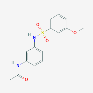 N-(3-{[(3-methoxyphenyl)sulfonyl]amino}phenyl)acetamide