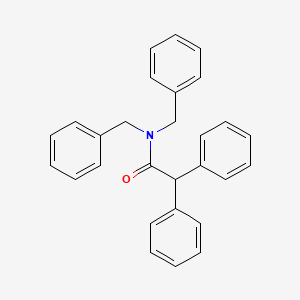 molecular formula C28H25NO B14930922 N,N-dibenzyl-2,2-diphenylacetamide 