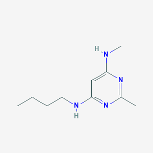 molecular formula C10H18N4 B1493093 N4-butyl-N6,2-dimethylpyrimidine-4,6-diamine CAS No. 1537356-94-7