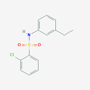 2-chloro-N-(3-ethylphenyl)benzenesulfonamide