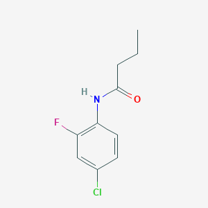 N-(4-chloro-2-fluorophenyl)butanamide