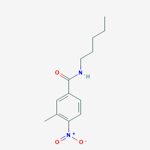 3-methyl-4-nitro-N-pentylbenzamide