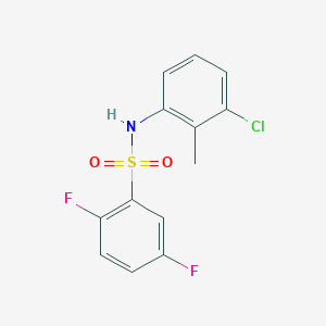 N-(3-chloro-2-methylphenyl)-2,5-difluorobenzenesulfonamide