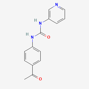 molecular formula C14H13N3O2 B14930990 1-(4-Acetylphenyl)-3-(3-pyridyl)urea 