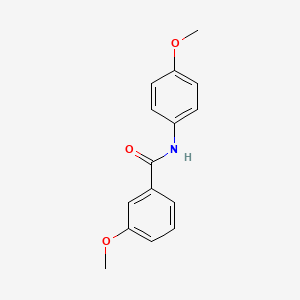 molecular formula C15H15NO3 B14931064 3-methoxy-N-(4-methoxyphenyl)benzamide CAS No. 97492-34-7