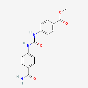 Methyl 4-{[(4-carbamoylphenyl)carbamoyl]amino}benzoate