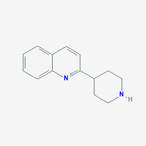 molecular formula C14H16N2 B1493113 2-(Piperidin-4-yl)quinoline CAS No. 857208-42-5
