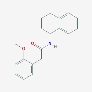 2-(2-methoxyphenyl)-N-(1,2,3,4-tetrahydro-1-naphthalenyl)acetamide