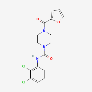 N-(2,3-dichlorophenyl)-4-(furan-2-ylcarbonyl)piperazine-1-carboxamide