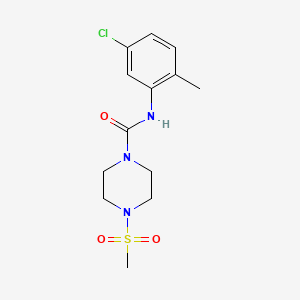 N-(5-chloro-2-methylphenyl)-4-(methylsulfonyl)piperazine-1-carboxamide